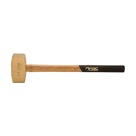 Abc Hammers 10 lb. Brass Hammer with 24" Wood Handle ABC10BWS